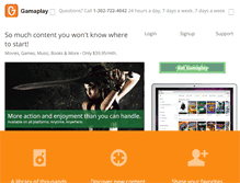 Tablet Screenshot of gamaplay.net